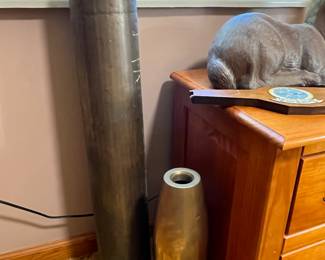 End of artillery shell - large artillery cartridge