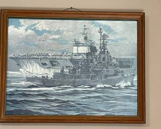 aircraft carrier art