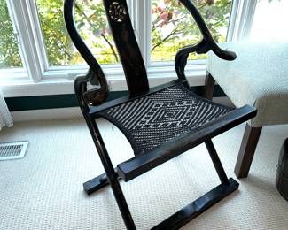 Antique Folding Chinese Chairs