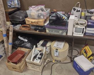 Air Purifier, grill, coolers, misc.