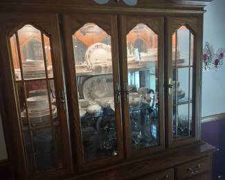 2 complete sets of China, Crystal, Silver