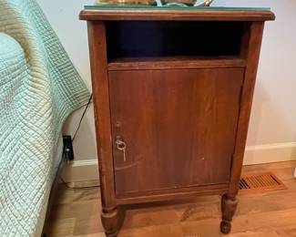 Antique bedside cabinet