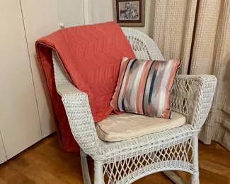 Wicker rocker 