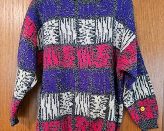 Vintage wool Benetton sweater made in Italy size medium
