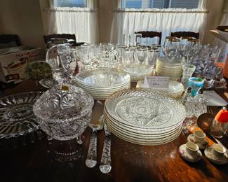 Crystal tableware