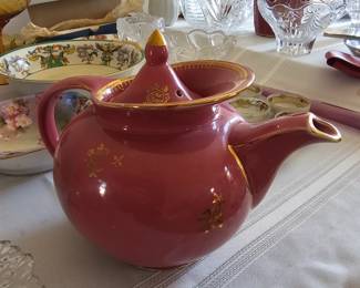 Hall pottery 1940s teapot