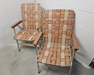 Vintage camping chairs