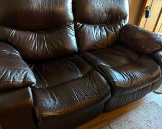 Beautiful leather love seat