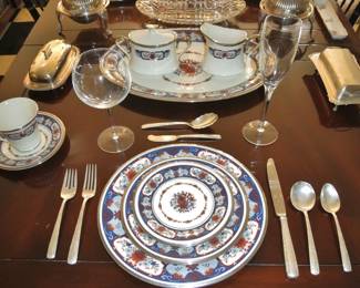 Lenox Dinner Service for 24; Sterling Silver Service for 16 - Sterling SOLD