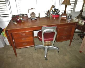 Mid-Century Drop-Leaf Desk