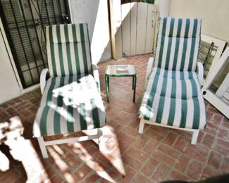 Three Chaise Lounges