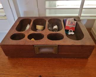 Antique Desk Organizer