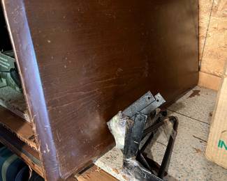 Wood side table with hairpin legs!