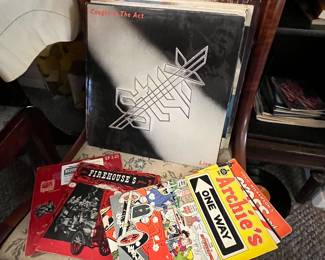 Records and comic books