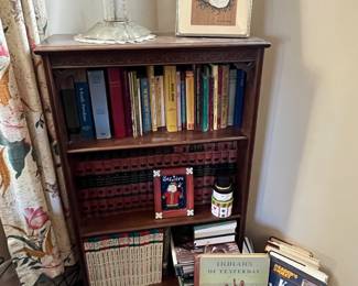 Books and small bookcase