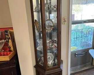 Small curio cabinet