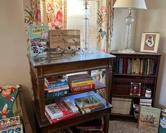 Occasional tables and table lamps