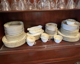 Noritake china set....