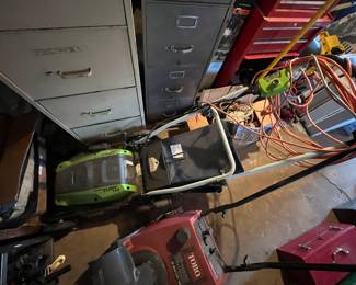 Electric lawn mower....