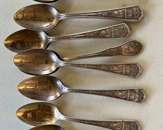 Chicago World's Fair collector spoons