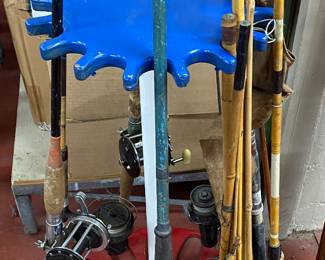 Assorted Fishing Rods and Reels
