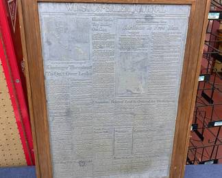 Winston Salem Journal Printing Block