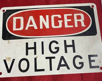 High Voltage Sign