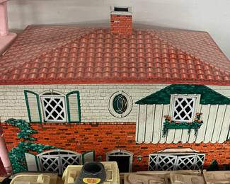 Tin Lithograph Doll House