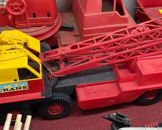 Large Vintage Plastic Super Crane