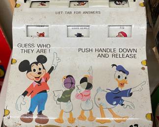 Tin Lithograph Mickey Mouse and His Pals Fun Quiz