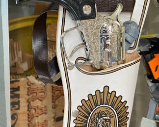 Vintage Cap Gun and Holster
