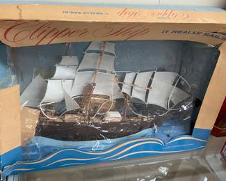 Vintage Clipper Ship in Original Box