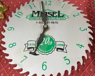 Mansel Hardware Advertising Clock