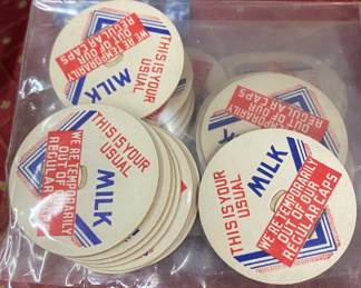 Old Milk Bottle Caps