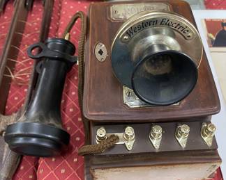 Western Electric Telephone Decanter