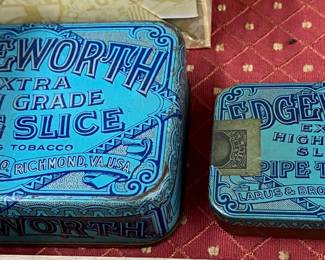 Edgeworth Tobacco Tins