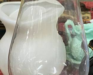 Kraft Mayonnaise Jar made into Oil Lamp