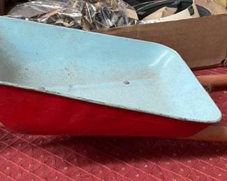 Tin Litho Wheelbarrow