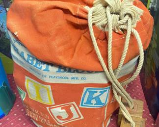 Wooden Alphabet Blocks