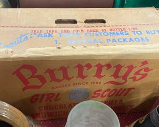 Vintage Burry's Girl Scout Cookie Box