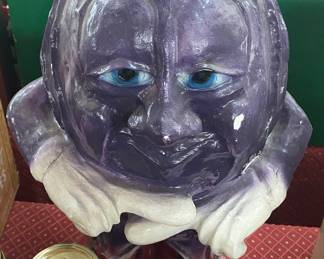 Large California Chalkware Raisin