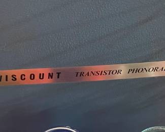Viscount Transistor Phono Radio