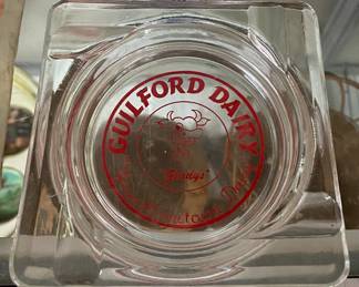 Guilford Dairy Advertising Ashtray