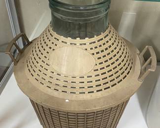 Large Unusual Coated Jar