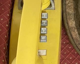 Yellow Wall Telephone