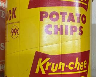 Krun-chee Potato Chip Can