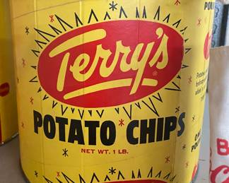 Terry's Potato Chips Can