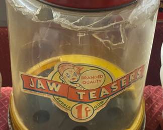Old Jaw Teasers Gumball Dispenser