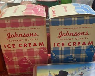 Johnson's Ice Cream Containers