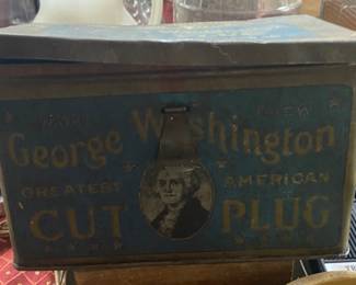 George Washington Tobacco Tin